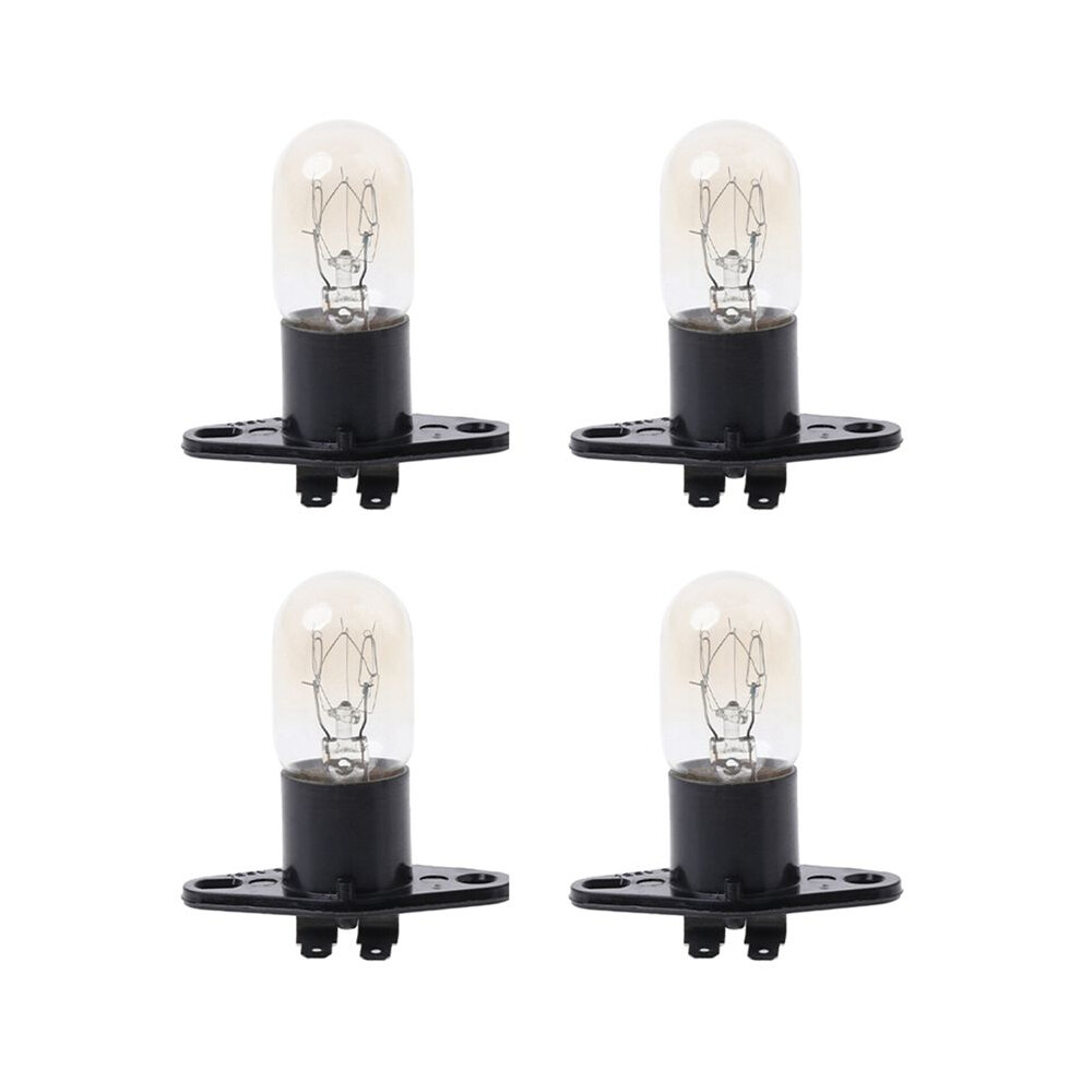 Photos - Other for Computer 4Pc Microwave Oven Global Light Lamp Bulb Base Design 250V 2A Replacement Universal