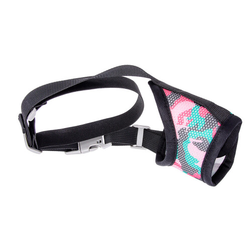 Adjustable Dog Muzzle Mouth Guard for Medium Large Breeds-S.