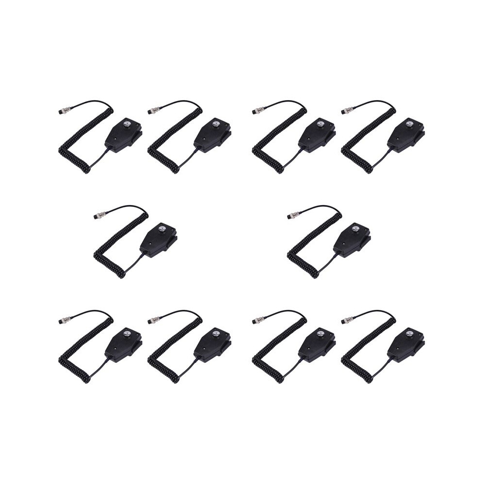 10X Cm4 Cb Radio Speaker Mic Microphone 4 Pin For / Car Walkie Talkie 6032345711338