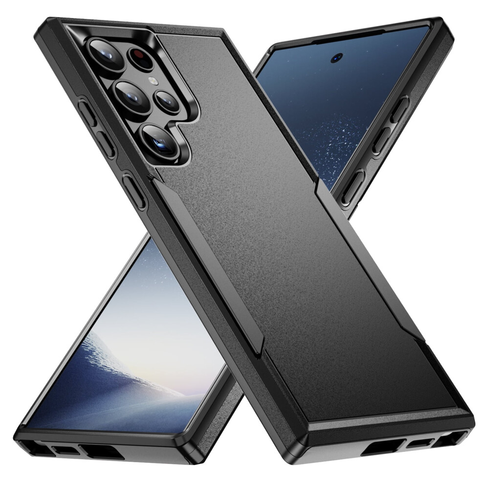 Dual-Layer Shockproof Case For Samsung Galaxy S25 Ultra Â Hard Pc + Soft Tpu Bumper, Dropproof & Durable 9479868429970