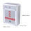 1Pc Wall-Mounted Mailbox Durable Letter Case for Home Use 2