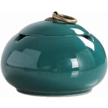 Ashtray Ceramic Ashtray With Cover To Prevent Fly Ash Hotel Home Windproof Ashtray Ashtrays For Smokers Indoor