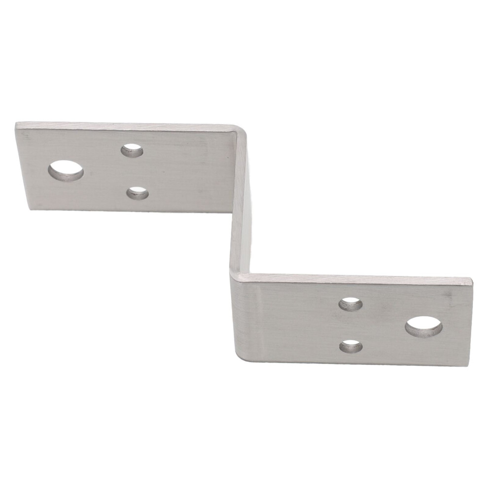 Door Hinges Door Closer Multifunctional Stainless Steel Thickened Z-Shaped Corner Fixed Connector 50Mm 9028731238340