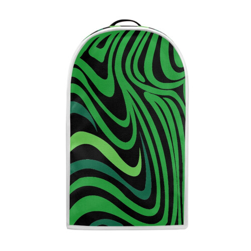 Washable Protective Case for Kitchen Home Polyester, Durable, Stylish Geometric Waves