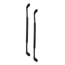 Silicone Eyeglass Straps Black Glass Strings 2 Pcs