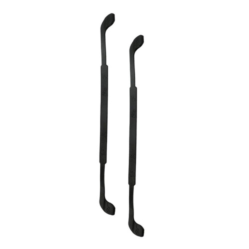 Silicone Eyeglass Straps Black Glass Strings 2 Pcs