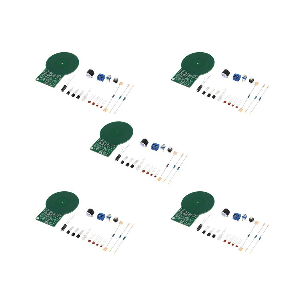 5X Icstation Less Than 60Mm Simple Detector,For Assemble Kit Diy Soldering Practice,Metal Sensor Buzzer 3-5V 6032587031355