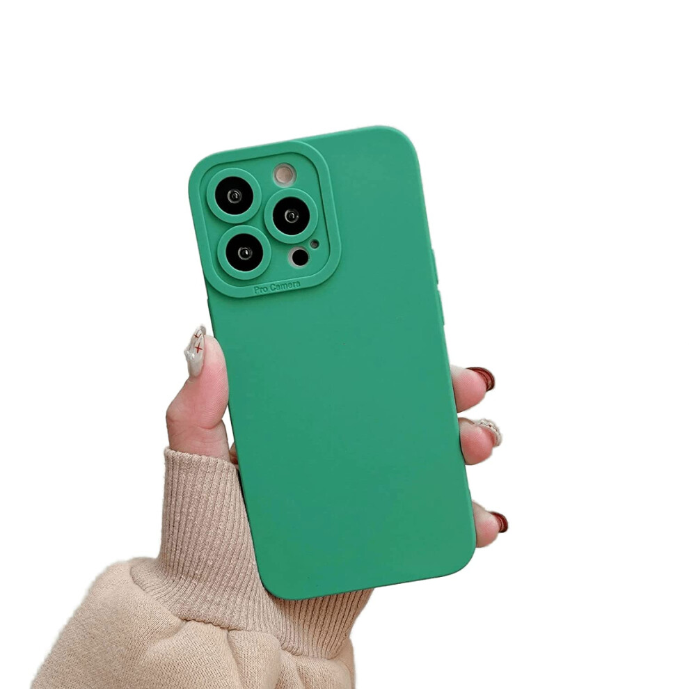 Silicone Case For Iphone 14 Pro With MilitaryâGrade Drop Protection, Slim NonâSlip Design, Forest Green 9771547578246