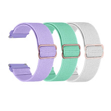 Curea elastică din nailon XiHAMA, pachet de 3, buclă Solo de 20 mm, compatibilă cu ceasurile Gizmo Adventure 3/2/1, Gabb Watch 3e/3/2/1, SyncUP
