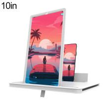 Phone Screen Magnifier, 3-5X Zoom 10/12/14 Inch HD Portable Movie Theater with Anti-Blue Light, Foldable Drawer-Type Smartphone Amplifier All Phones