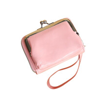Vintage-Style Coin Purse & Wallet - Slim Zipper Pouch with Multi-Card Slots for Daily Use