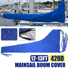 Sail Cover for 12-13ft Mainsail Boom Waterproof 420D Oxford