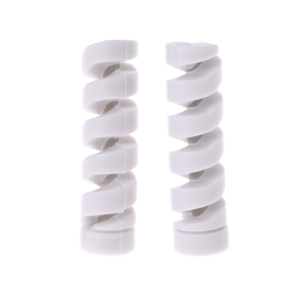 2Pcs Cable Protector Cover Intelligent Phone Usb Charger Cables Cord Spiral For 9028731992242