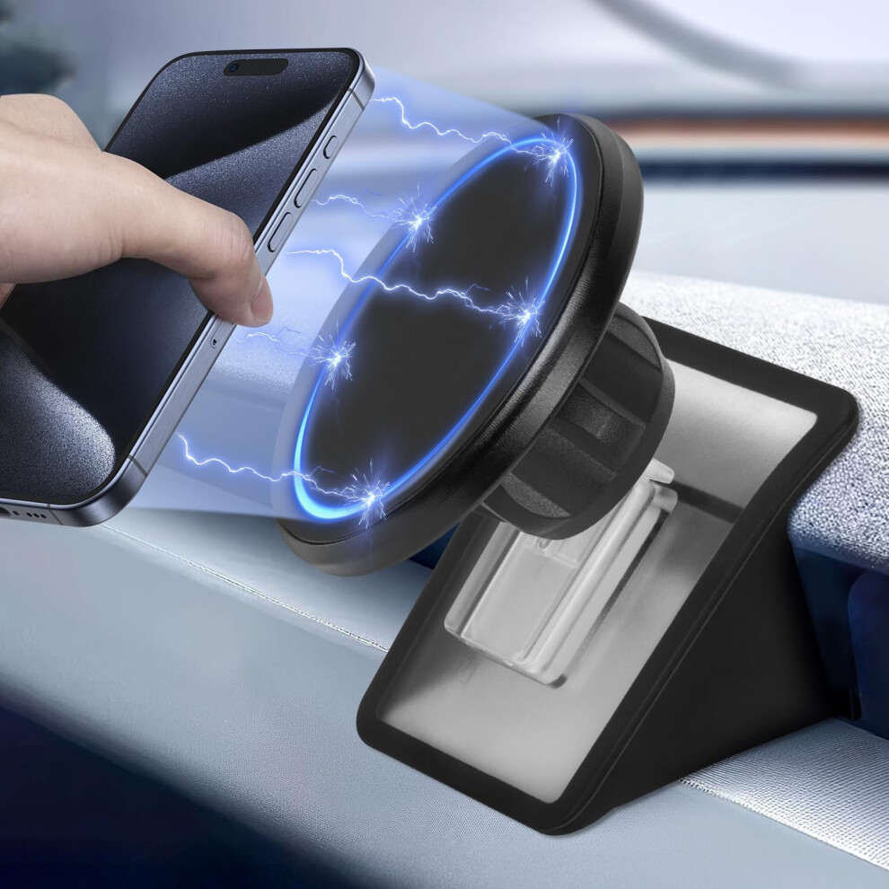 Phone Holder Magsafe Magnetic Lock For Tesla Model Y, Model 3 Highland 20242025, Juniper 2026 9771547584230