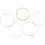 5pcs Banjo Strings 5 String Banjo Strings Stainless Steel Wire Strings Stringed Instrument Strings 1