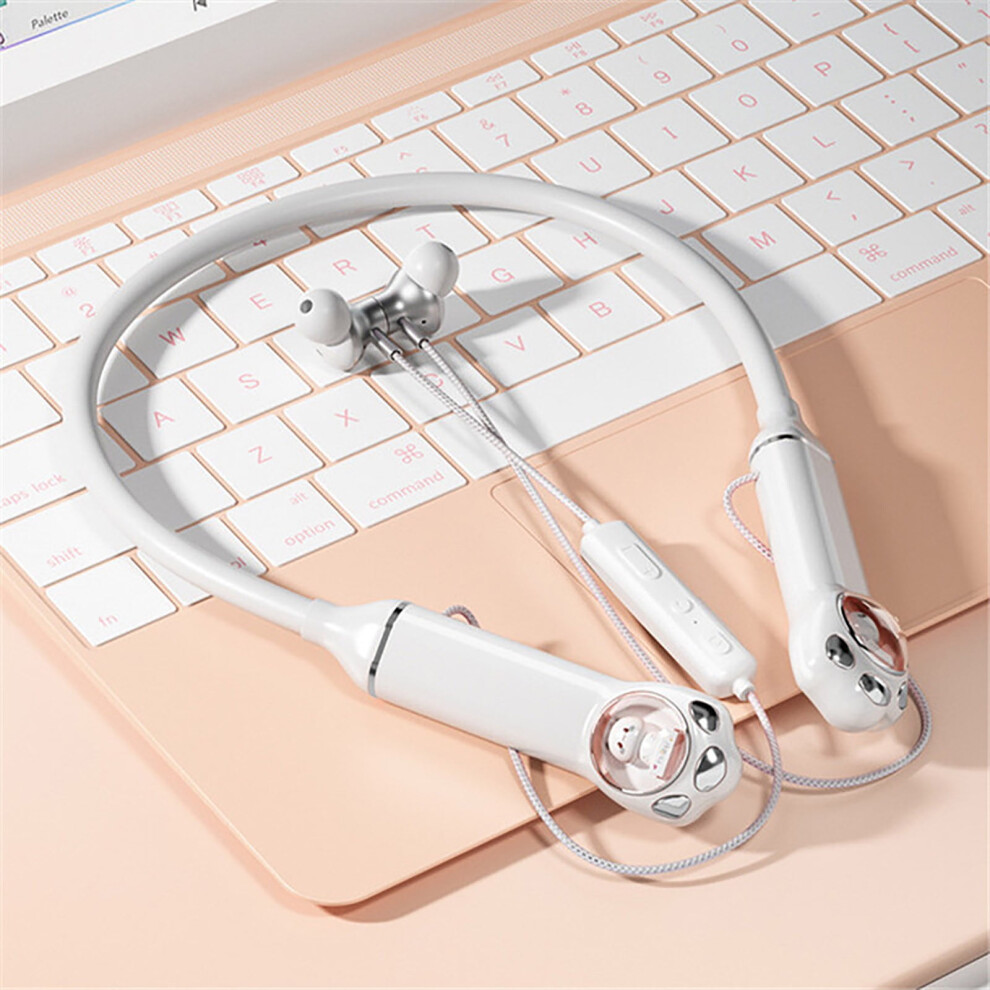Neckband Bluetooth Headphones Bluetooth Earphones With Neck And Neck Mounted Wireless Sports Long Standby Range Around The Neck For Sports Running 9028731703411