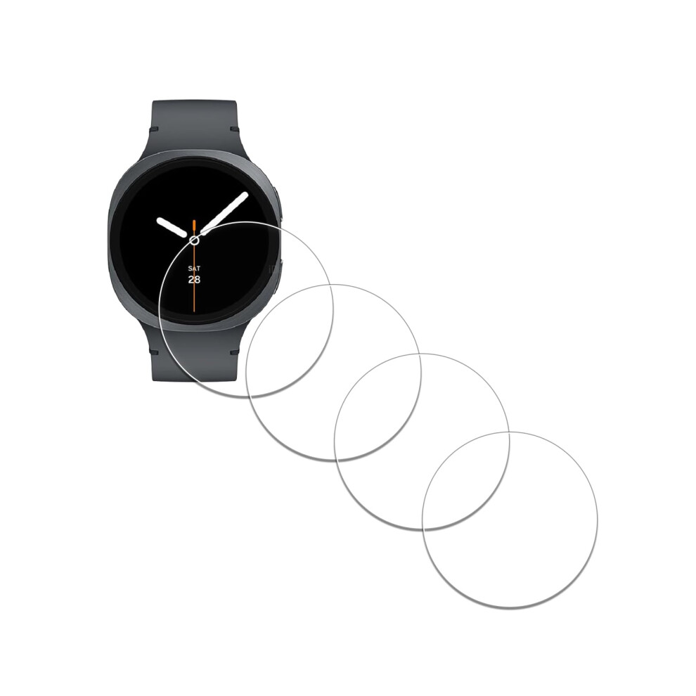 Screen Protector For Galaxy Watch 8 44Mm 4 Pack, 9H Tempered Glass, Ultra Clear, Antifingerprint, Easy Install 9771547584261