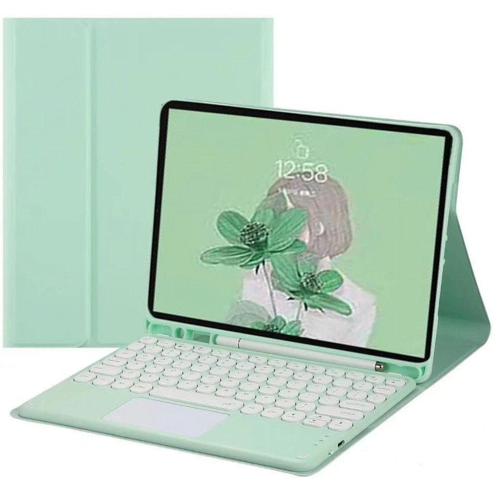 Compatible With Ipad Air 13" (M2, 2024) & Pro 12.9" (3Rdâ6Th Gen) Keyboard Case W/ Touchpad, Detachable Design & Pencil Holder 9028731703770