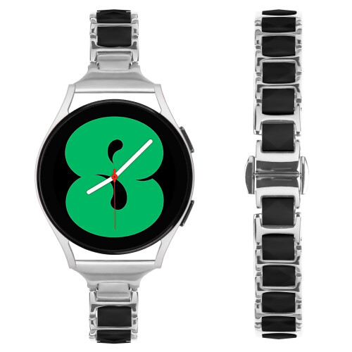 Συμβατό με Samsung Galaxy Watch7/6, Μεταλλικό λουράκι ρολογιού από ανοξείδωτο ατσάλι υψηλής