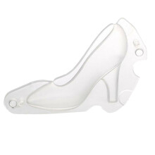 Plastic Clear High Heel Shoe Chocolate Mould DIY Cake 3D Candy Molding Make Tool