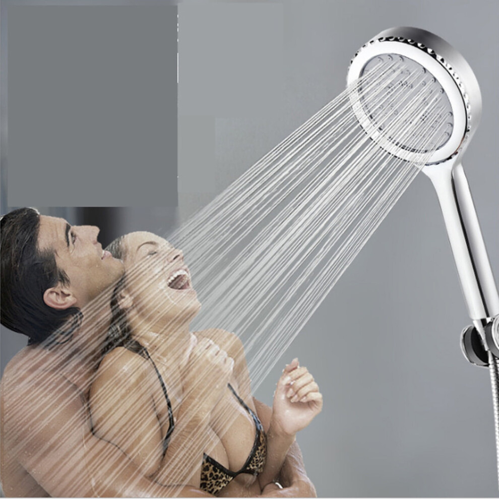 High Pressure Handheld Showerhead With Water Softener Filter, 59" Hose & Base, Easy-Clean Abs, Compatible With Standard Fixtures 9028731268071