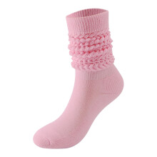 Women's Slouch Thigh High Boot Socks Soft Scrunch Knit Slipper Socks for Casual Comfort and Warmth