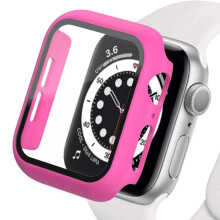 Hot Pink 42mm Case for Apple Watch Series 3 2 1 with Builtin Screen Protector and Secure Snapon Fit