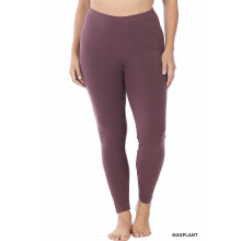 Women's Premium Cotton High Waist Full Length Leggings