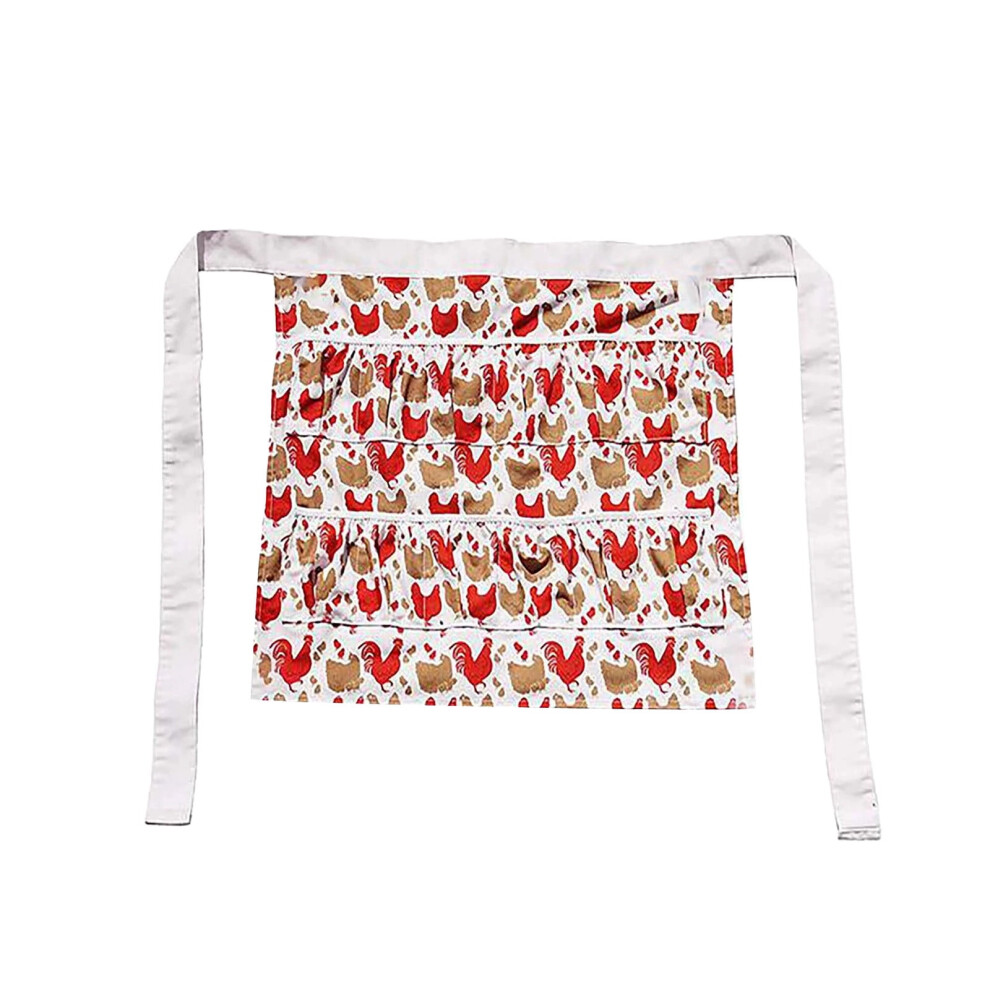 Deep Pocket Egg Collecting Apron, Farmhouse Style Multi-Pocket Carrier For Chicken, Duck & Goose Eggs Â Adult Utility Apron 9028731704449