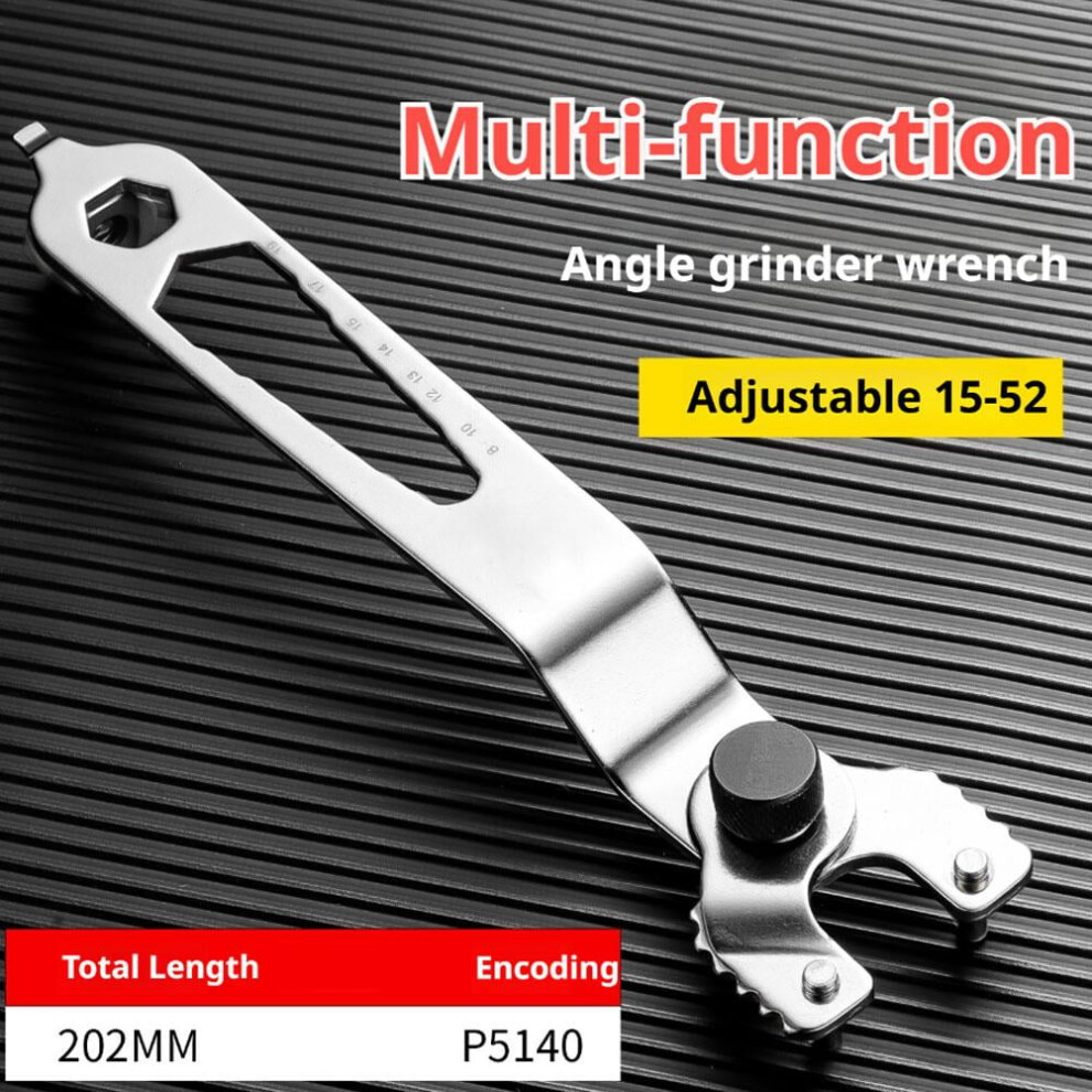 12-In-1 Angle Grinder Wrench, 15-52Mm Adjustable, Multi-Function Pin Spanner For 4/5/6/7/9 Grinders, Compatible With Angle Grinders 9479868152694