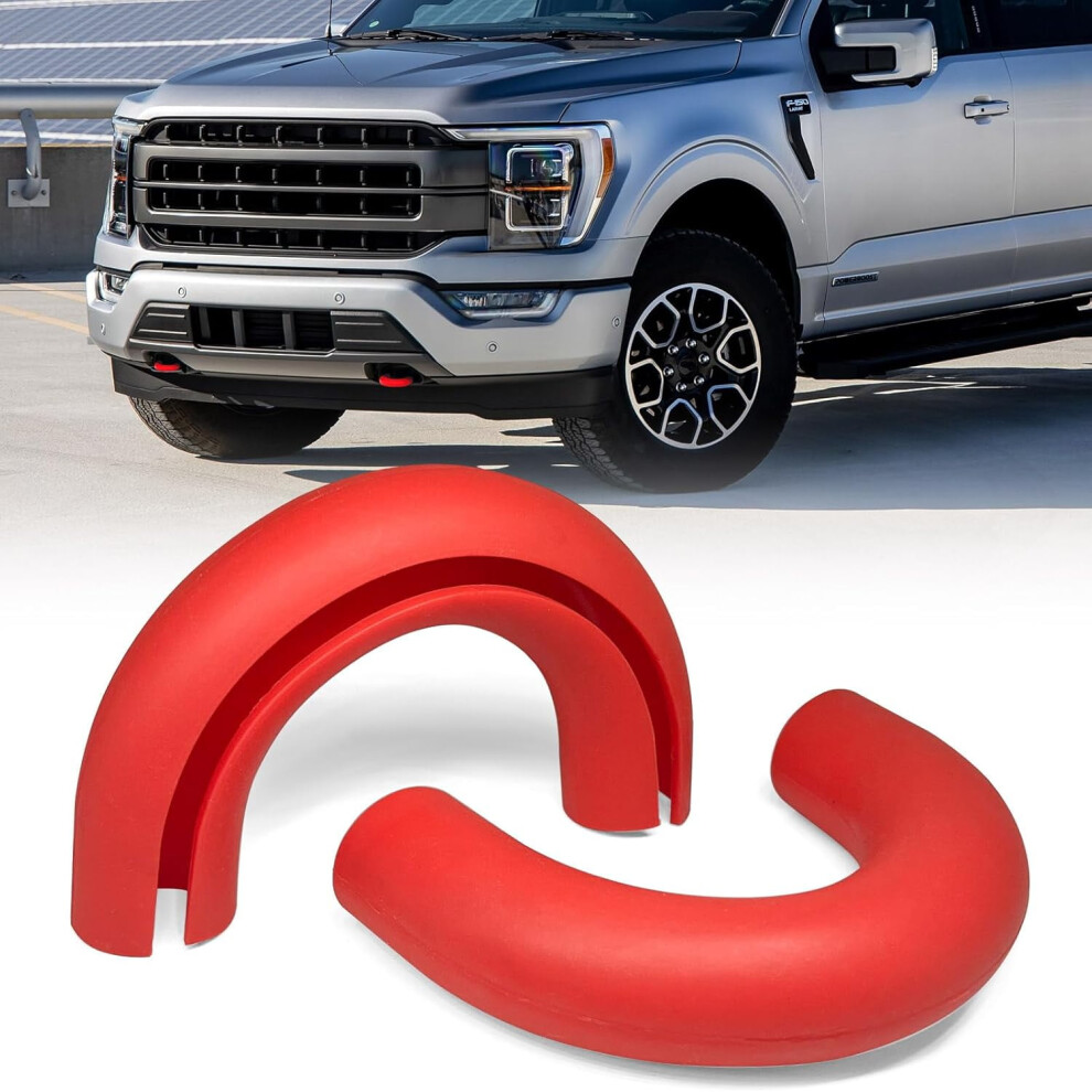 Tow Hook Covers For Ford F150 (2004Â2025), Bronco (2021Â2024), Tundra (2017Â2021) Â 2Pcs Red 9479868152472