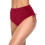 Calcinha de biquíni triangular feminina, cor vinho. 1