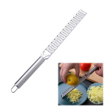 Upgraded Zester Tool Manual Grater for Lemon, Cheese, Garlic, Ginger, Nutmeg, Chocolate, Fruits & Veggies—compatible with Sharp Stainless Steel