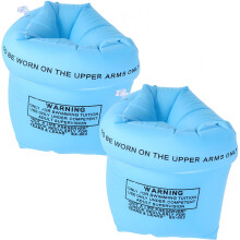 par de boias de braço para piscina, boias de braço infláveis para adultos, anel de flutuação para o braço na água, braçadeira para natação.