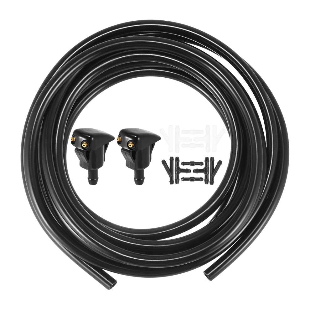 Windshield Washer Nozzle Kit 85381-Aa010 For Toyota Camry With 3 Meter Washer Fluid Hose 1 Set 9365509151730