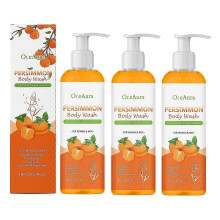 (3pcs) Persimmon Soaps for Old People Smell Gentle Hydrating Body Cleanser for All Skin Types
