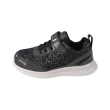Meisjessneakers met glitter, lichtgewicht, ademende hardloopschoenen, atletische sportschoenen voor kinderen van 4-12 jaar, veelzijdige schoenen