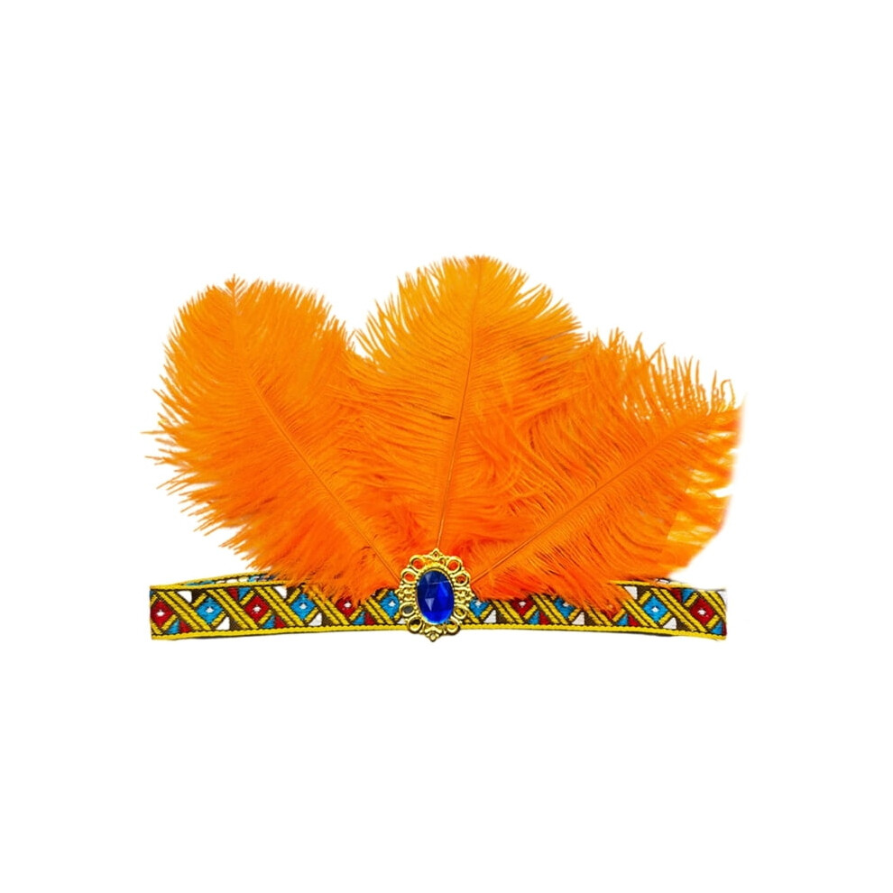 Unisex Mardi Gras Flapper Headband Mardi Gras Parades Masquerade Headpiece