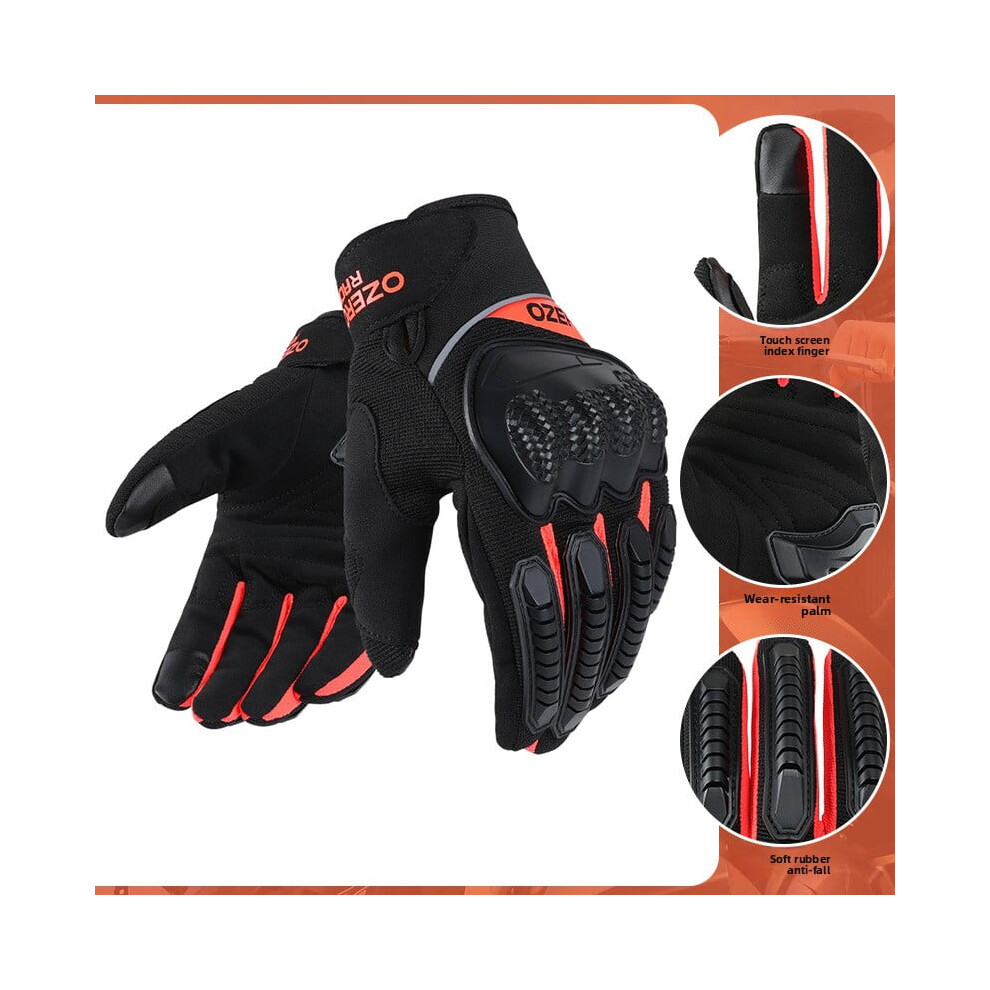 Classic Retro Motorcycle Gloves Â Touchscreen Compatible, Breathable, Anti-Slip & Shock Absorbing For Harley, Cruiser & Street Bikes 9028731990217