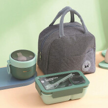 Sac à bento Nomad Lane, bagage cabine – Boîte à lunch étanche de 850 ml, compatible micro-ondes, avec vaisselle, idéale pour les voyages et