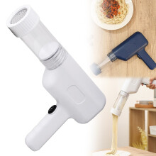 Machine à pâtes portable Vestitly 6 en 1 pour ramen et spaghetti, rechargeable par USB, blanche, 30 x 20,5 cm