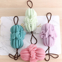 Bath Ball Long Strip Strong Rubbing Stretchable Body Cleaning Universal Back Bath Shower Scrubber Bathroom Supplies