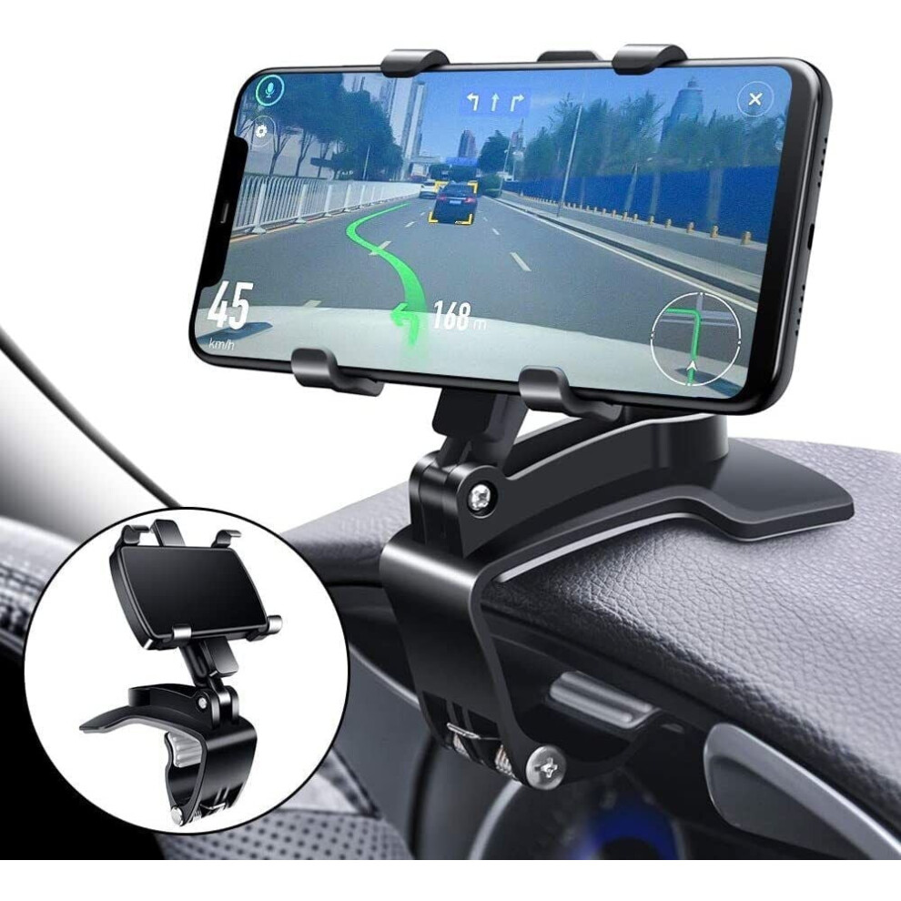 Universal 360 Car Dashboard Mount Holder Stand Cradle Clamp Clip For Cell Phone Gps Abs Plastic 9028731990897