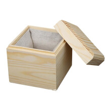 Wooden pine box storage box wooden lined packaging box