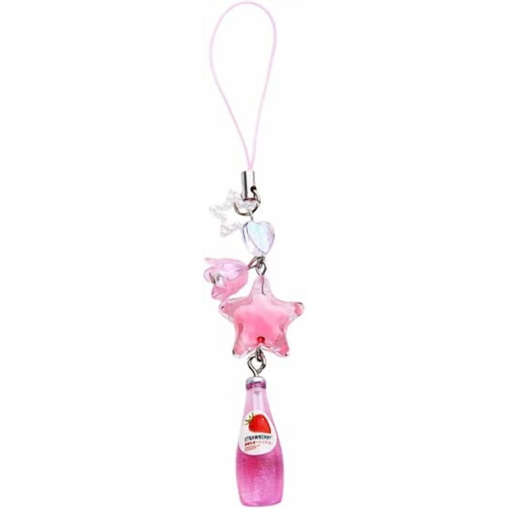 Y2k Phone Charm Strap Soda Phone Case Accessories For Women Cute Cell Phone Keychain Strap Aesthetic Phone Charm Lanyard 9028731991665