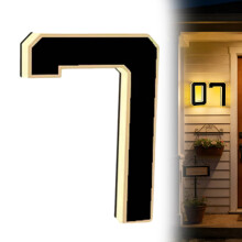 Virenlux Solar Lighted House Numbers 9 inch