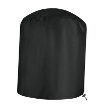 Barbecue Cover Round BBQ Grill Cover Outdoor Accessories Sturdy Oxford Cloth Style C