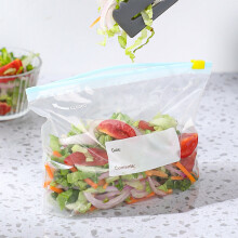 Food Grade Airtight Storage Bags, Resealable Freshness Locking Pouches, Multi-Functional, Ideal for Fruits & Leftovers