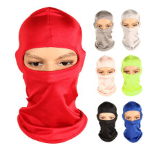 Unisex Outdoor Cycling Windproof UV Protection Scarf Neck Warmer Full Face Mask,Red
