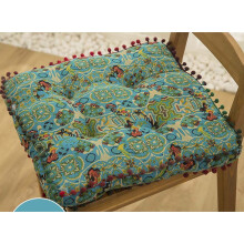 Square Cushion, Decorative Throw Pillow Gifts, Cute Plush Room Decor,Pillows for Living Bedroom Room,Blue